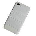 Amass Stand Hard Back Cases Covers for iPhone 4G - white