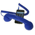 Moshimoshi anti-radiation Retro Handset for iPhone 4G/iPad2 - blue