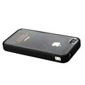 Color Covers Hard Back Cases for iPhone 4G - black