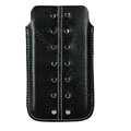 Holster leather case for Blackberry Bold Touch 9900 - black EB001