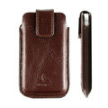 Holster leather case for Blackberry Bold Touch 9930 - brown EB001
