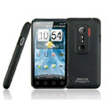 IMAK Ultra-thin matte color cases covers for HTC EVO 3D - Black