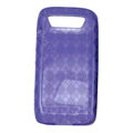 TPU silicone cases covers for Blackberry 9850 - purple