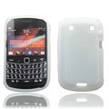 TPU silicone cases covers for Blackberry 9900 - white