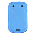 scrub silicone cases covers for Blackberry Bold Touch 9930 - blue