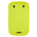 scrub silicone cases covers for Blackberry Bold Touch 9930 - yellow