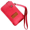 Holster leather case Sets for Blackberry Storm 9530 - Red