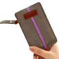 Holster leather case for Blackberry Storm 9530 - Gray