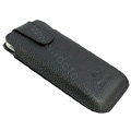PIERVES Holster leather case for Blackberry Storm 9530 - Black