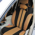 Double color Series Car Seat Covers Cushion - Yellow