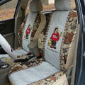 universal Car Seat Covers Flax Seat Covers - Gray