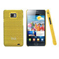 IMAK Mesh Hard Cases Covers For Samsung i9100 GALAXY SII S2 - Yellow