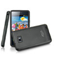 IMAK Slim Metal Silicone Cases Covers for Samsung i9100 GALAXY SII S2 - Black
