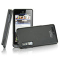 IMAK Slim Scrub Silicone hard cases Covers for Motorola Driod 3 XT883 - Black