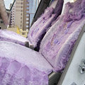 Universal Car Seat Covers Bud silk Lace - Purple EB002