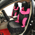 Universal Car Seat Covers Bud silk Lace - Black