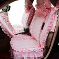 Universal Car Seat Covers Bud silk Lace - Pink EB003