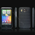 IMAK Slim Scrub Mesh Silicone Hard Cases Covers For HTC DHD Inspire 4G A9192 - Black