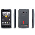 IMAK Ultra-thin Scrub Transparency cases covers for HTC EVO 4G A9292 - Black
