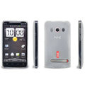 IMAK Ultra-thin Scrub Transparency cases covers for HTC EVO 4G A9292 - White