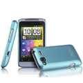 IMAK Slim Scrub Silicone hard cases Covers for HTC Salsa C510e G15 - Blue
