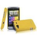 IMAK Slim Scrub Silicone hard cases Covers for HTC Salsa C510e G15 - Yellow