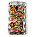 Bling Crystals Hard Cases Covers For Sony Ericsson X10i - Brown