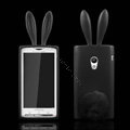 Rabbit Ears Silicone Case Covers For Sony Ericsson X10i - Black