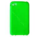 s-mak Color covers Silicone Cases For iPhone 5G - Green