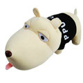 Car decoration car accessories long mouth dog toy with bamboo carbon bag refresh air Black