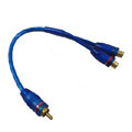 Car stereo audio cable signal line connected amplifier Host line