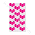 Bling Heart-shaped crystal cases covers for your mobile phone model - Rose