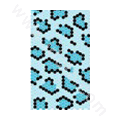Leopard bling crystal cases covers for your mobile phone model - Blue