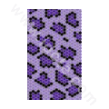 Leopard bling crystal cases covers for your mobile phone model - Purple