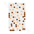 Round dot bling crystal cases covers for your mobile phone model - Brown