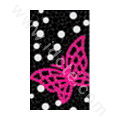 Butterfly bling crystal cases covers for your mobile phone model - Rose EB008