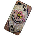 Bling covers A diamond crystal cases for iPhone 4G - Pink