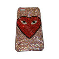Bling covers Eye diamond crystal cases for iPhone 4G - Pink