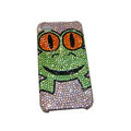 Bling covers Frog diamond crystal cases for iPhone 4G - Pink