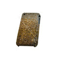 Bling covers Point diamond crystal cases for iPhone 3G - Gold