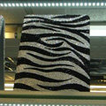 Luxry Bling covers Zebra diamond crystal cases for iPad - Black