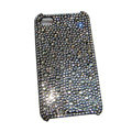 Luxury Bling covers All Point diamond crystal cases for iPhone 4G - Silver