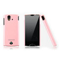 Nillkin Bright side skin cases covers for Sony Ericsson Xperia ray ST18i - Pink