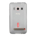 Nillkin high transparency scrub skin cases covers for HTC EVO 4G A9292 - White