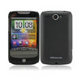 Nillkin scrub hard skin cases covers for HTC Wildfire A3380 - Black