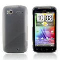 Nillkin scrub skin silicone cases covers for HTC Sensation G14 Z710e - Black