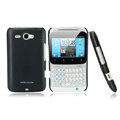 Nillkin scrub hard skin cases covers for HTC Chacha A810e G16 - Black