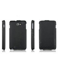 Imak Super-Slim Holster leather cases for Samsung Galaxy Note i9220 N7000 i717 - Black (Screen protection film)
