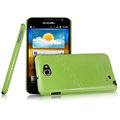 Imak ice cream hard cases covers for Samsung Galaxy Note i9220 N7000 i717 - Green (Screen protection film)