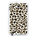 Leopard silicone cases covers for Samsung Galaxy Note i9220 N7000 - Brown